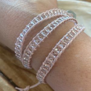 New Pink Crystal Victoria Emerson Bracelet Wrap